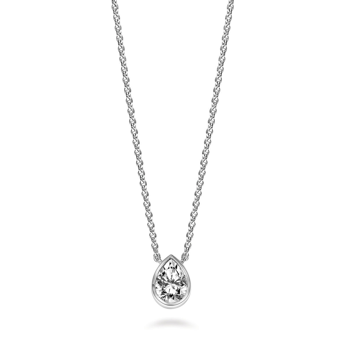 Pear Classic Collection Diamond Pendant Love Earth Jewelry
