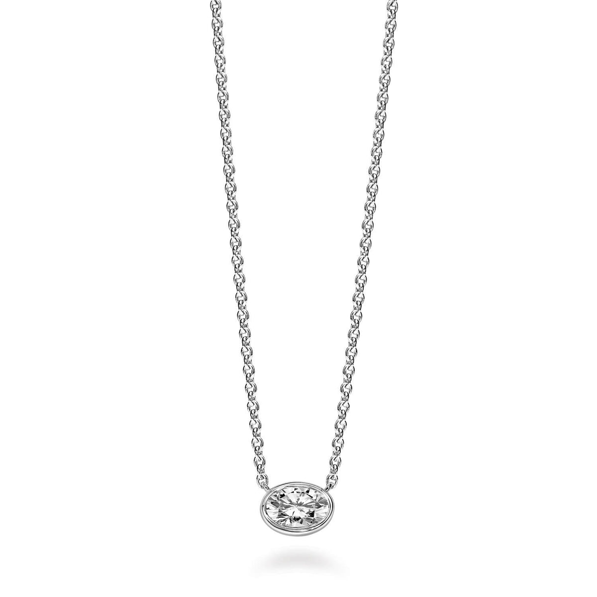 Oval Classic Collection Diamond Pendant Love Earth Jewelry